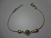 Cód. P1241f - Pulseira folheada a ouro 18k - olho grego