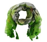 Cód. L0428b - Lenço Médio - Verde