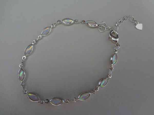 Cód. P1137f - Pulseira folheada a prata